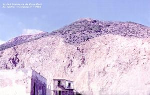 MERS EL KEBIR B VUE DU FORT SANTON DEPUIS LE VIEUX PORT 1964